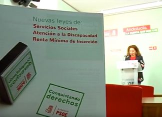 Araceli Maese, Sec. PSOE Cádiz presenta la campaña «Conquistando derechos»