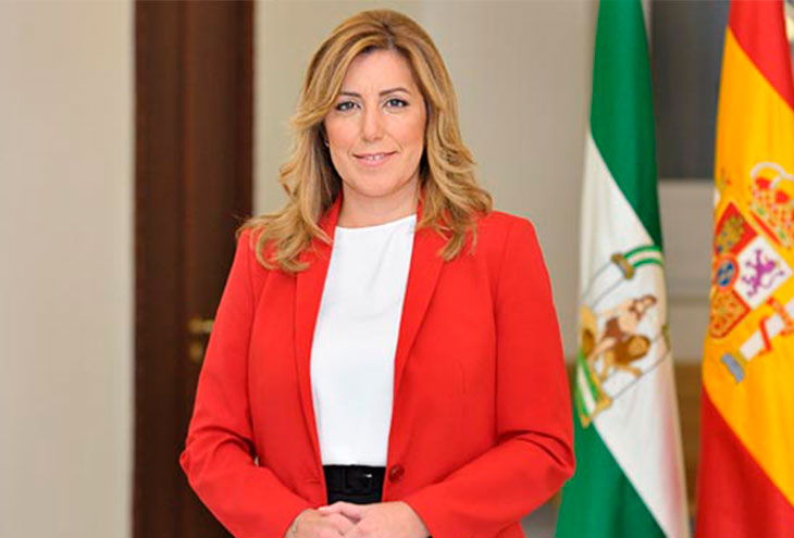 Imagen de archivo de Susana Díaz, presidenta de la Junta de Andalucía.