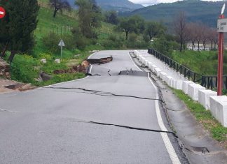 Cortes de tráfico en una veintena de carreteras de la red provincial