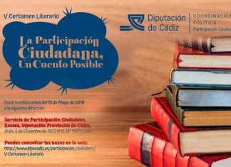 La Diputación convoca la V edición de su concurso literario sobre Participación Ciudadana