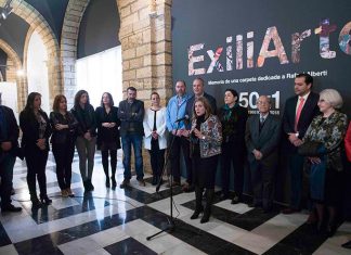 Irene García inaugura la muestra del Día de la Provincia con un homenaje a Alberti