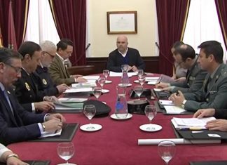 Junta local de Seguridad para la Semana Santa de Cádiz