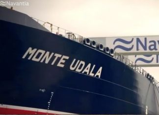 Navantia Puerto real entrega el primer petrolero Suezmex (Monte Udala)