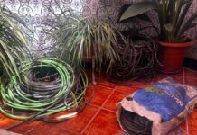 Varias detenciones tras desmantelar un depósito de cobre robado en Puerto Serrano