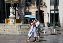 Aviso naranja este lunes en Córdoba, Granada y Jaén por máximas de 40ºC y amarillo en el resto de Andalucía menos Huelva