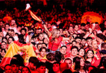Miles de personas celebran en Madrid que España es campeona del mundo: «Ya tenemos la segunda»