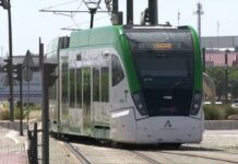 El Trambahía consolida su mejor índice de puntualidad en su recorrido desde Chiclana a Cádiz