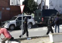 Detenido por asaltar con un cuchillo a un hombre en su vivienda de Barbate y robar un televisor