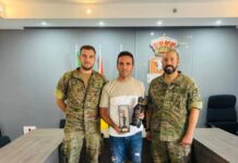 La Brigada Guzmán el Bueno agradece al Ayuntamiento de Puerto Serranoel trato recibido durante sus maniobras